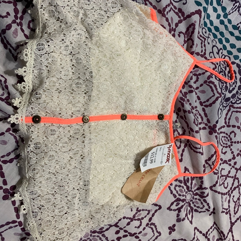 NWT paper crane crop top